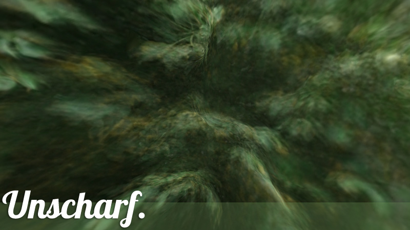unscharf